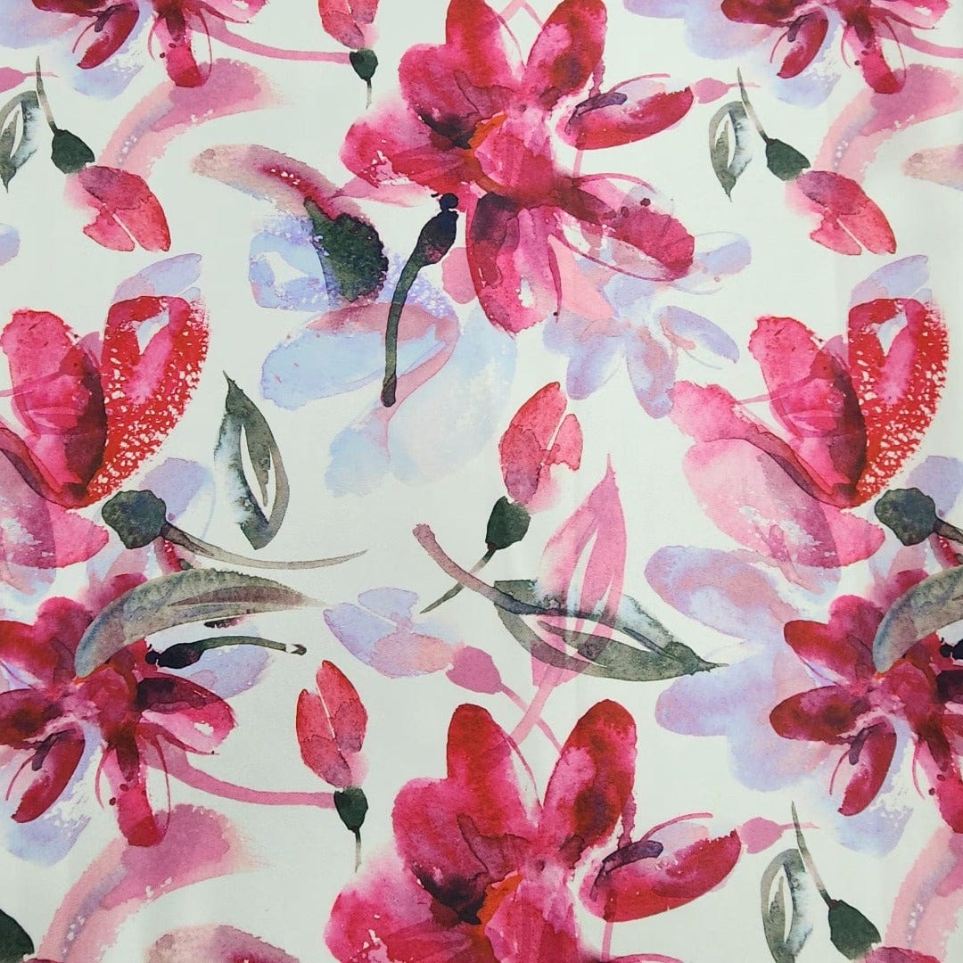 SATIN Dress Fabrics Printed Digital Duchess Satin Fabric 150 cm (7664755900505)