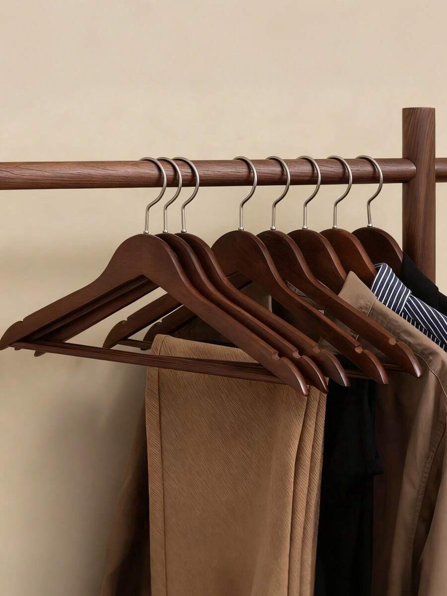 Danny Home Wood Hanger Set 3 Pieces 44.4cm Brown WH010M-3PDQ.
