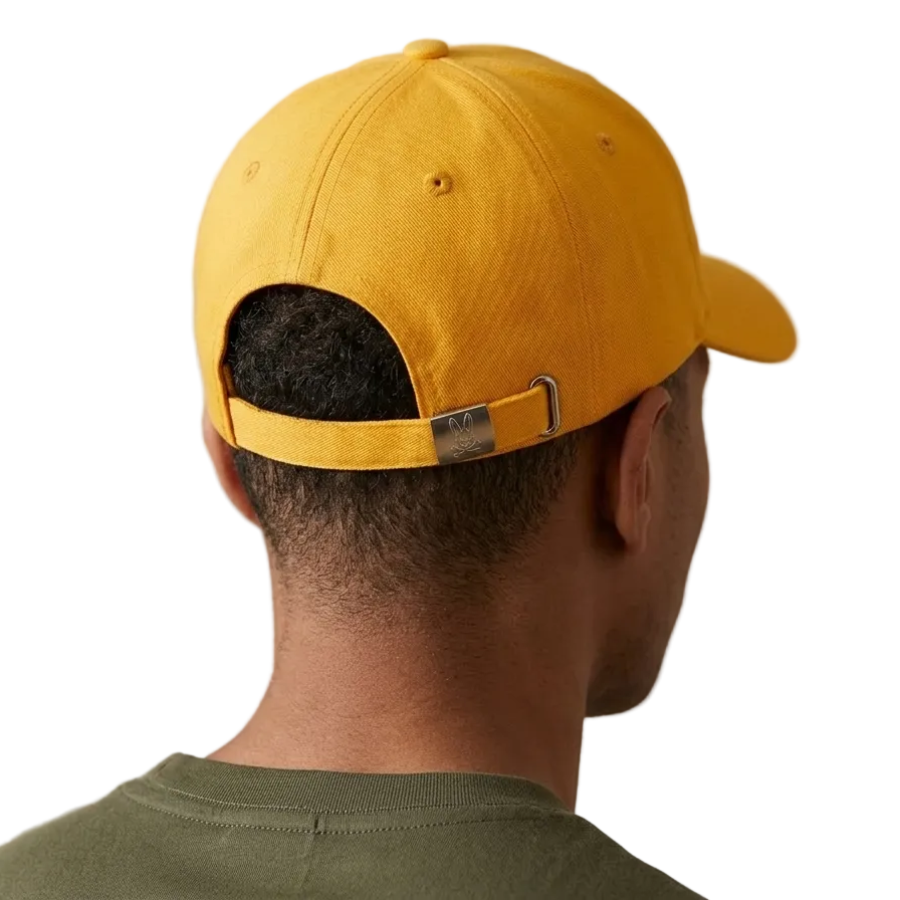 Psycho Bunny Olivier Baseball Cap Papaya SP26-1500072.