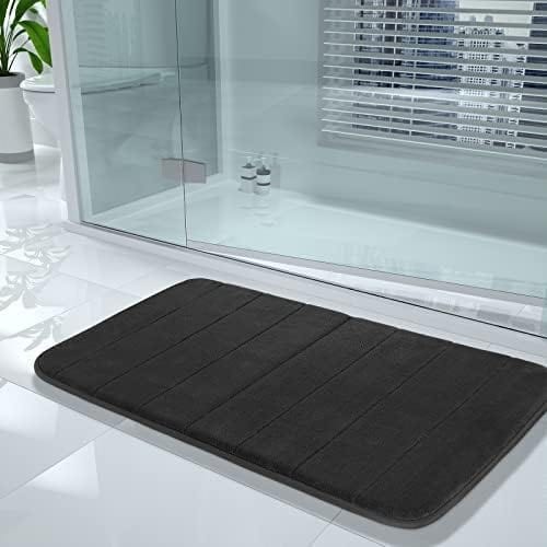 Drimat Bedroom & Bathroom Medium Bath Mat 43cm x 61cm Drimat Memory Foam Bath Mat Black (7796979269721)