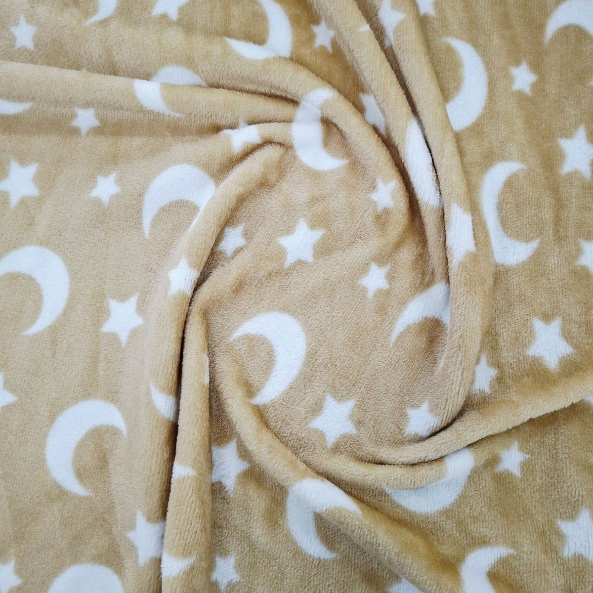 Printed Mongolian Fleece Fabric 150cm Floral.