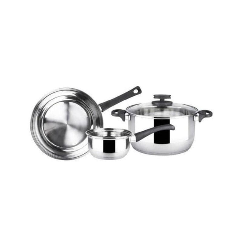 Magefesa Pots Set Magefesa 4 Piece Stainless Steel Cookware Set (7070370627673)