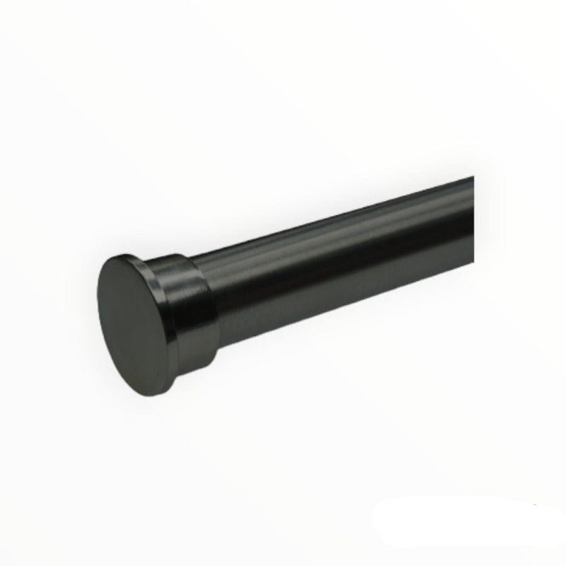 Papini END CAPS Black PW323T Flat Metal End Caps Pack Of 2 Stainless Steel Collection 32 mm (7788912148569) (7759386968153)