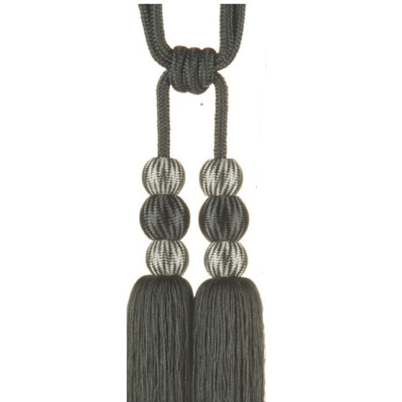 river fabrics TIEBACKS tiebacks Lena Charcoal Chai Lena11381 River Fabrics Tiebacks  Lena (7279689728089)