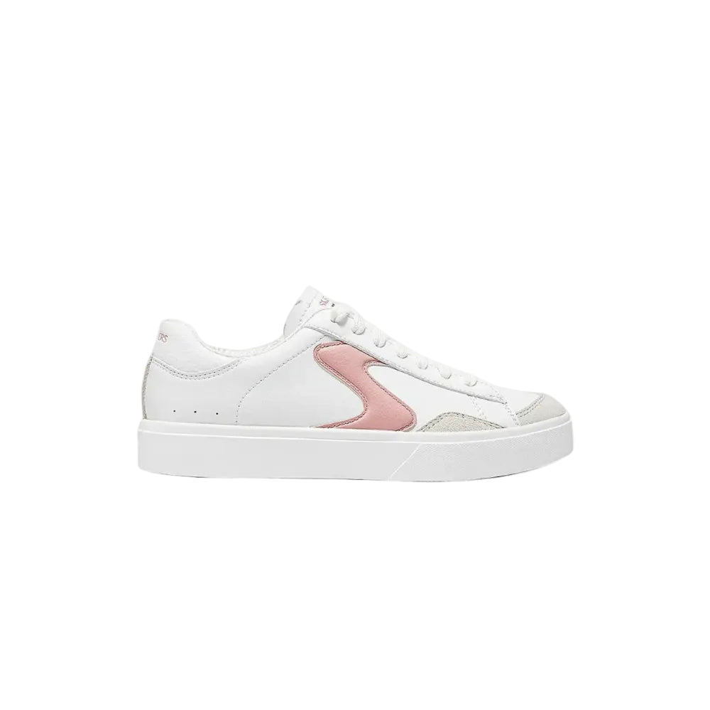 Sketchers Ladies Court Classics Eden LX-White/Pink 185190-WPK