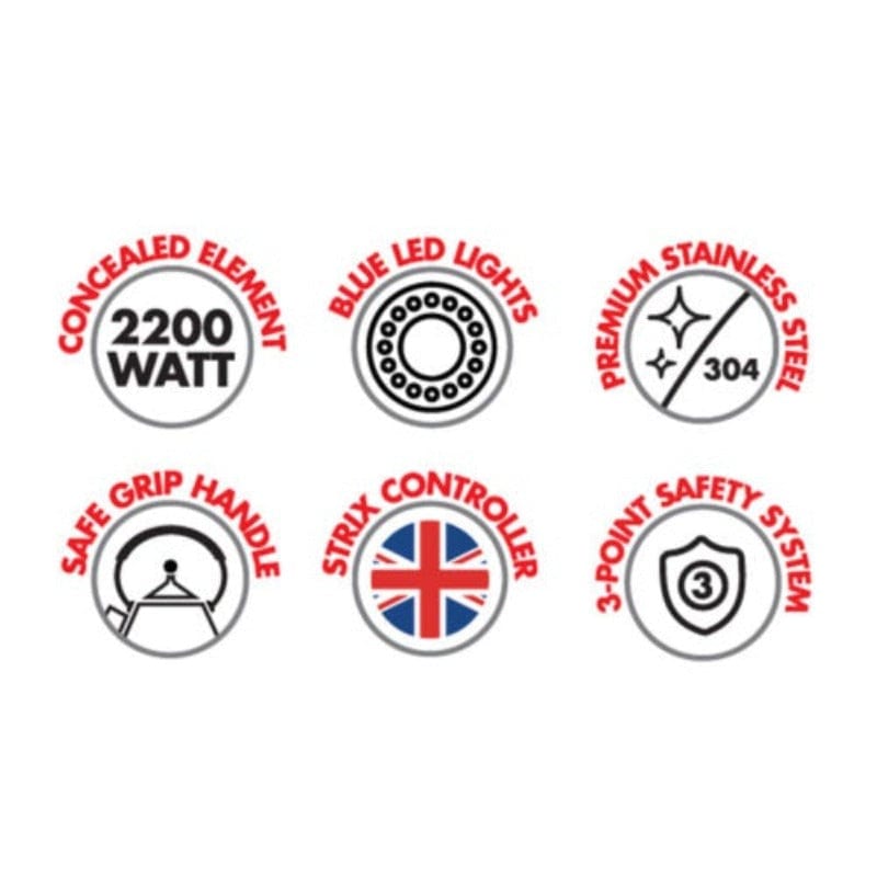 BENNETT READ KETTLE Bennett Read 1.5 Litre Pyramid Glass Kettle KKT120 (6954436132953)