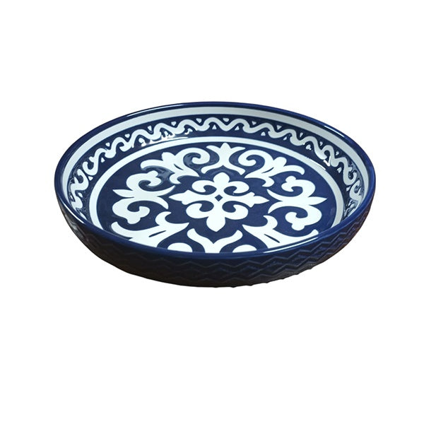 Villa Alegre 20cm Ceramic Embossed Pasta Dish 18782