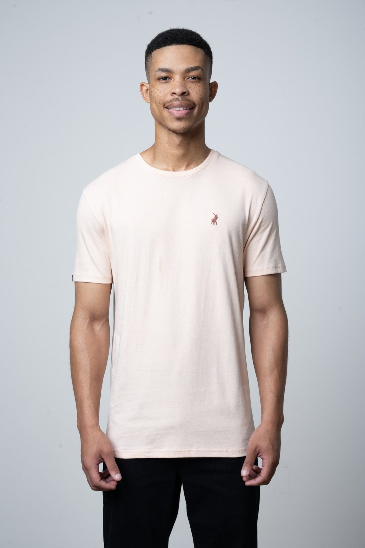 Polo T Shirt Polo Essential Crew Neck Short Sleeve Tee Pink