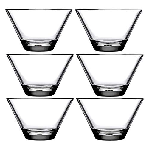 Pasabahce BOWL Pasabahce Bowls 6pc 130mm Glass Venezia Set Of 6 53753 (7287437262937)