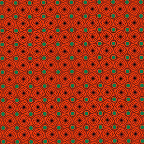Original 3 Cat Fabric C/W16 DK Orange 90cm