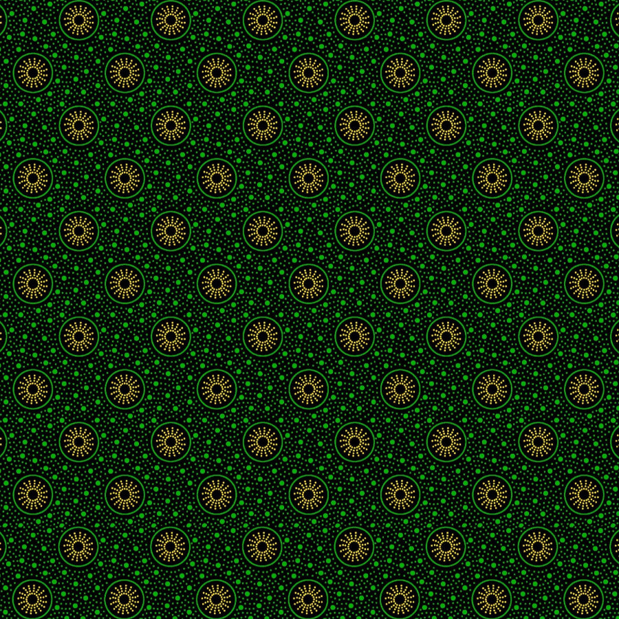 Original 3 Cats Fabric C/W19 Bottle Green 90cm