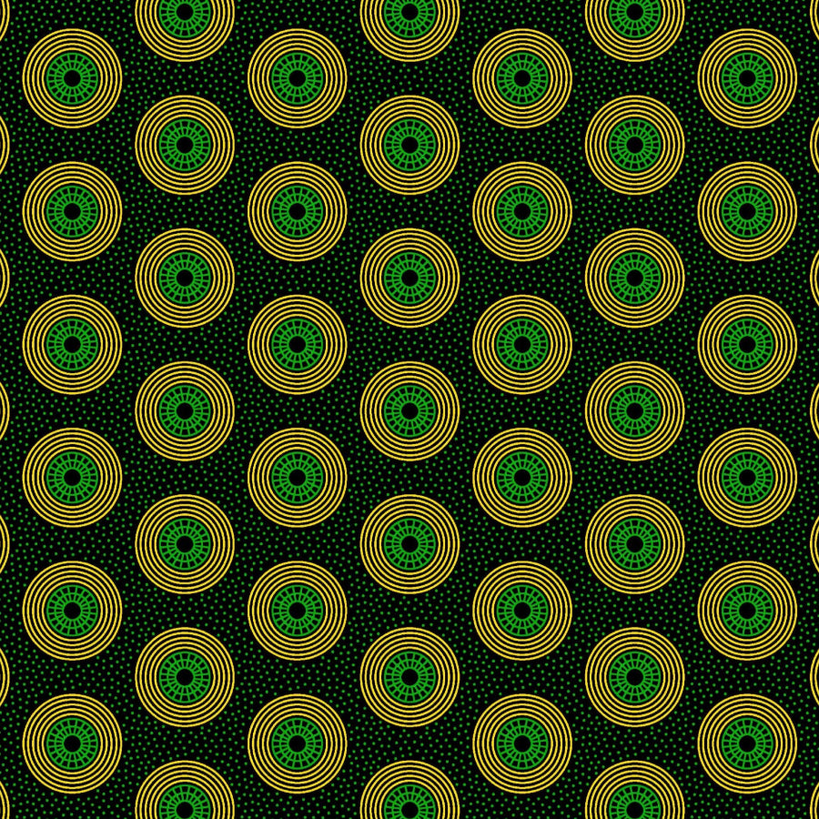 Original 3 Cats Fabric C/W19 Bottle Green 90cm