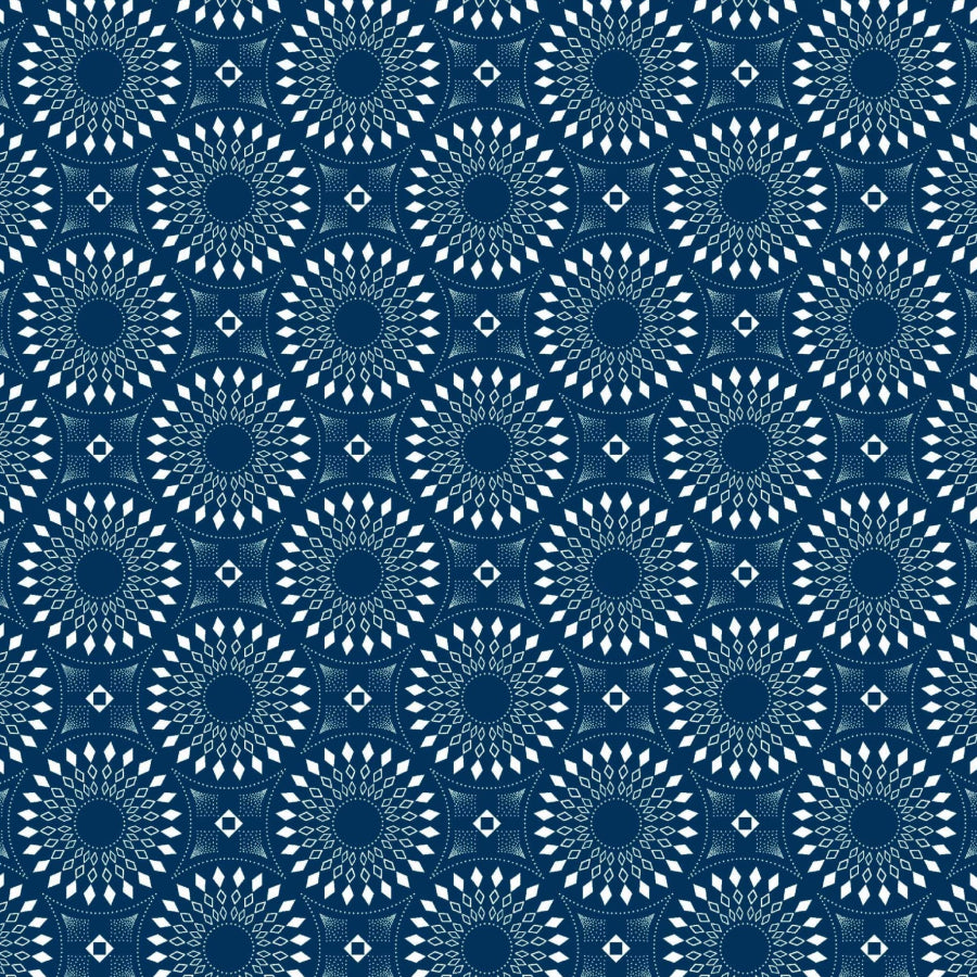 Original 3 Cats Fabric C/W04 Navy Blue 90cm
