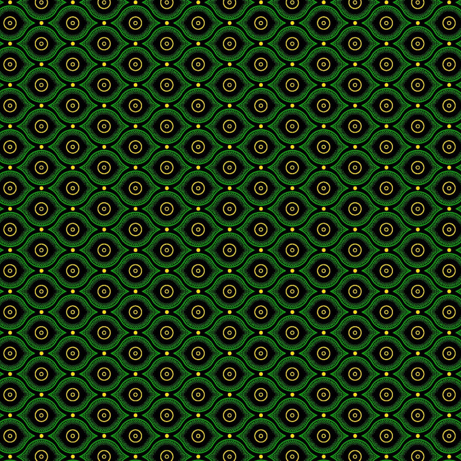 Original 3 Cats Fabric C/W19 Bottle Green 90cm