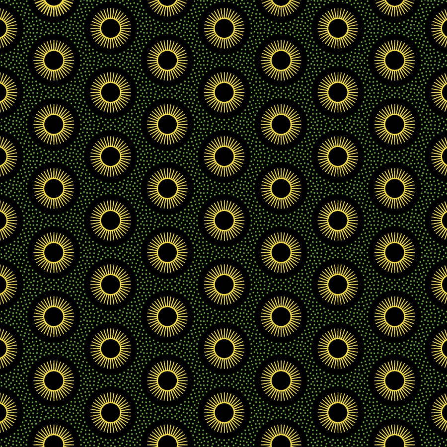 Original 3 Cats Fabric C/W19 Bottle Green 90cm
