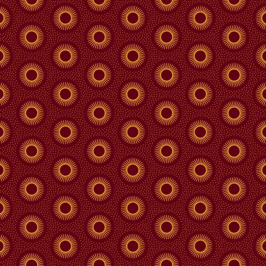 Original 3 Cats Fabric C/W20 Burgundy 90cm