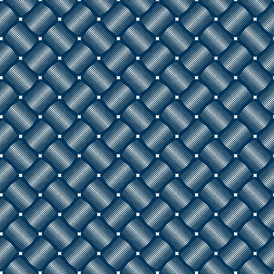 Original 3 Cats Fabric C/W04 Navy Blue 90cm