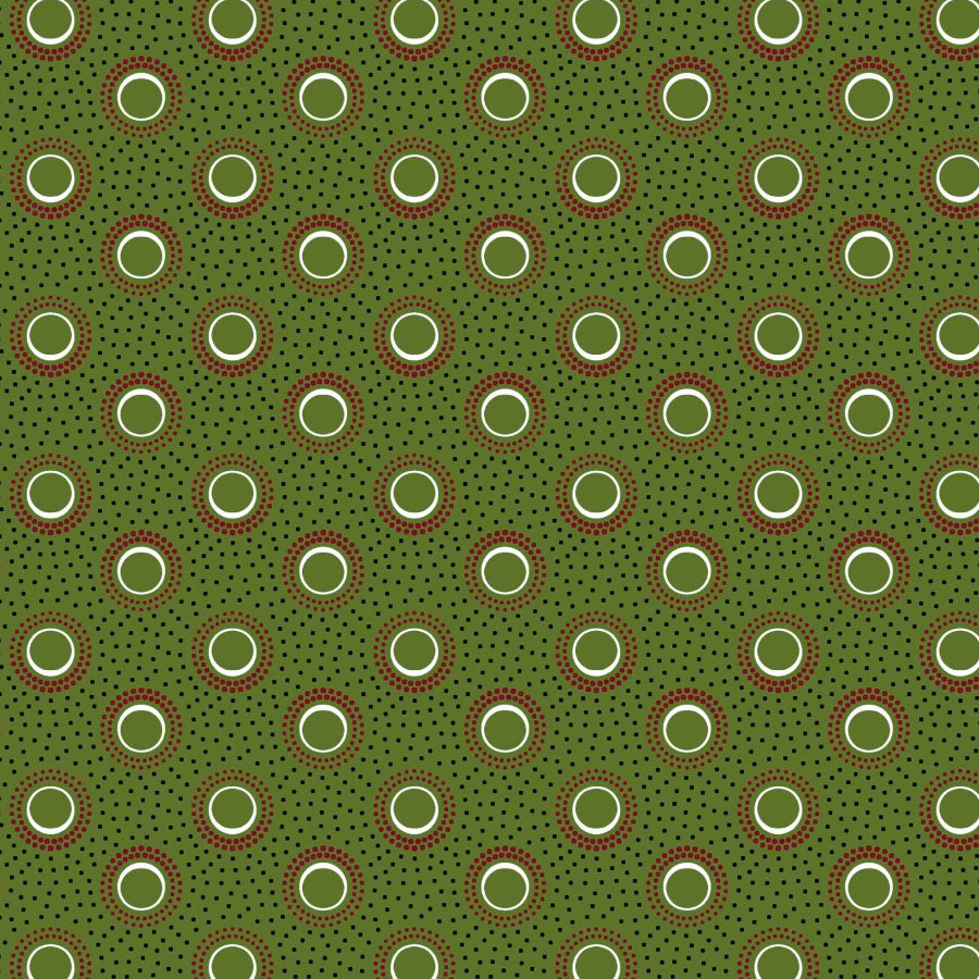 Original 3 Cat Fabric C/W841 Olive 90cm.