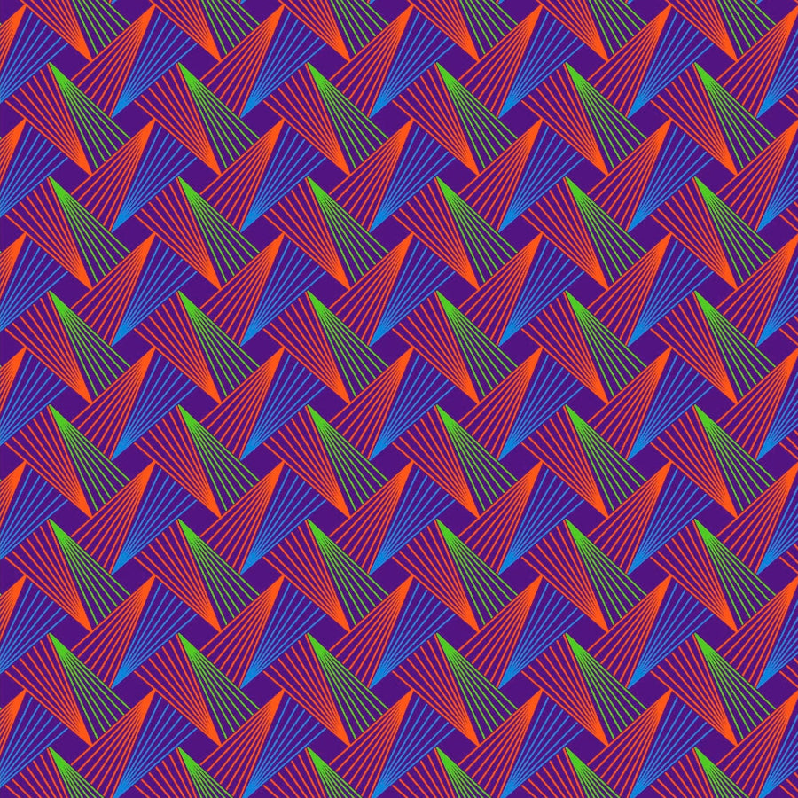 Original 3 Cats Fabric C/W301 Purple 90cm (8020127252569)