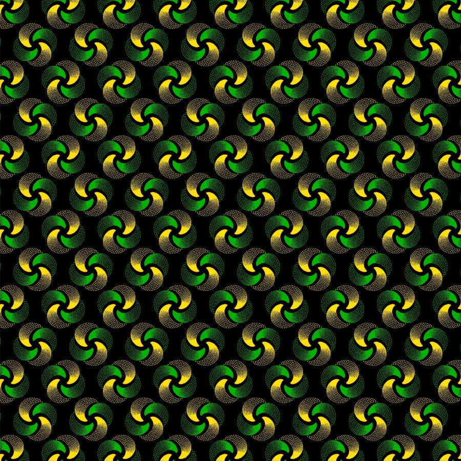 Original 3 Cats Fabric C/W19 Bottle Green 90cm
