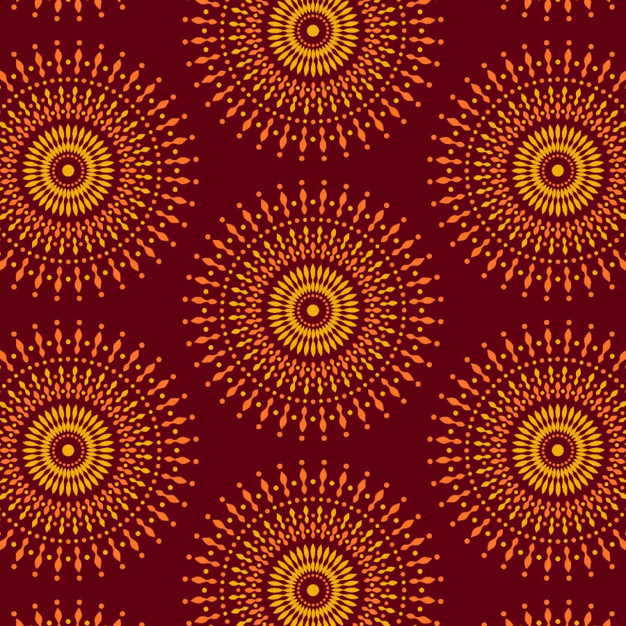 Original 3 Cats Fabric C/W20 Burgundy 90cm