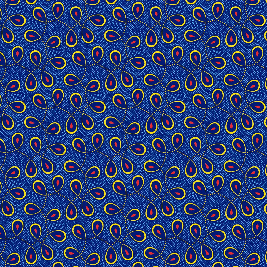 Original 3 Cats Fabric C/W491 Indigo 90cm
