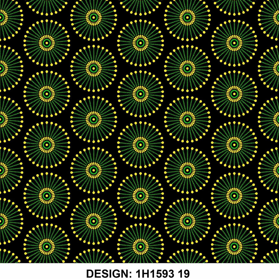 Original 3 Cats Fabric C/W19 Bottle Green 90cm