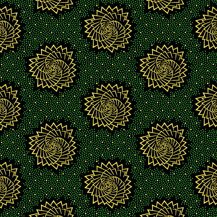 Original 3 Cats Fabric C/W19 Bottle Green 90cm