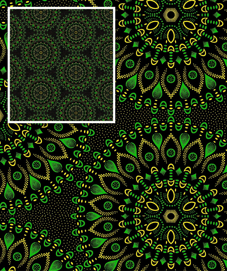 Original 3 Cats Fabric C/W19 Bottle Green 90cm