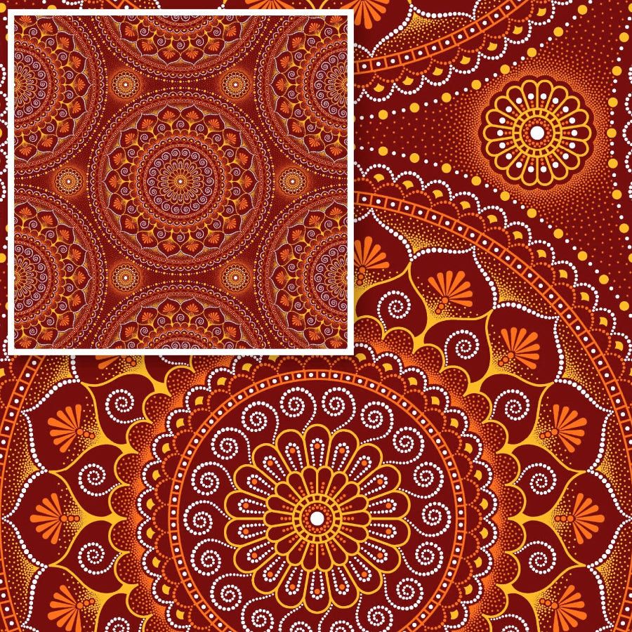 Original 3 Cats Fabric C/W201 DK Maroon 90cm.
