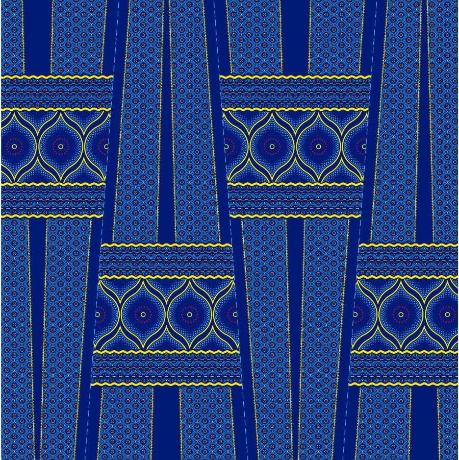 Original 3 Cats Fabric C/W491 Indigo 90cm