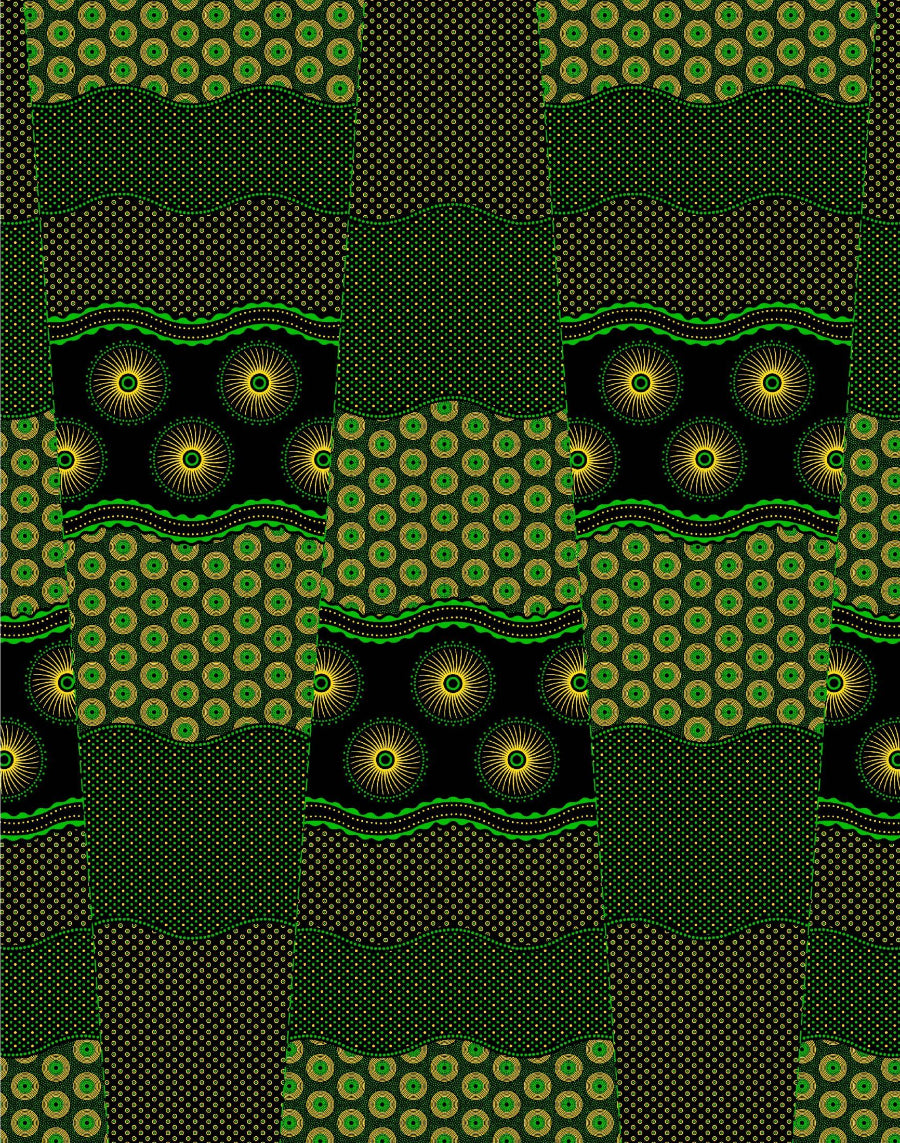 Original 3 Cats Fabric C/W19 Bottle Green 90cm