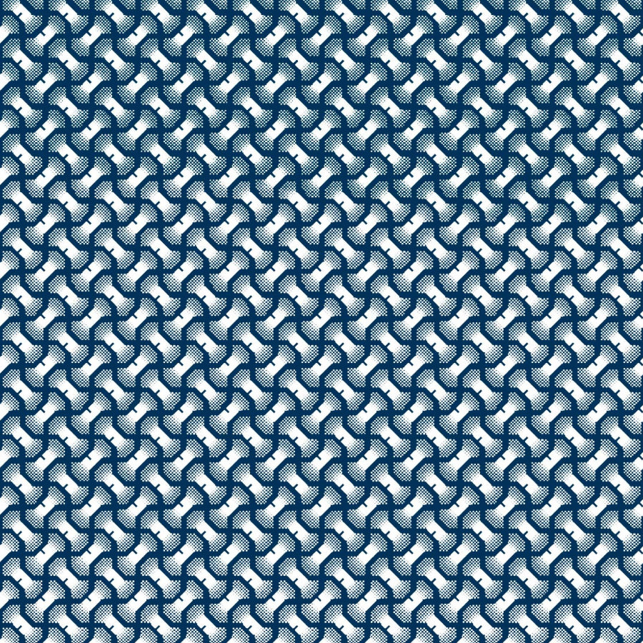 Original 3 Cats Fabric C/W04 Navy Blue 90cm