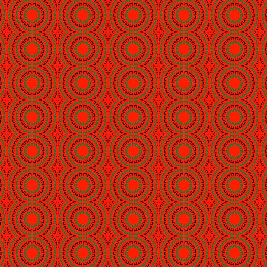 Original 3 Cat Fabric C/W16 DK Orange 90cm