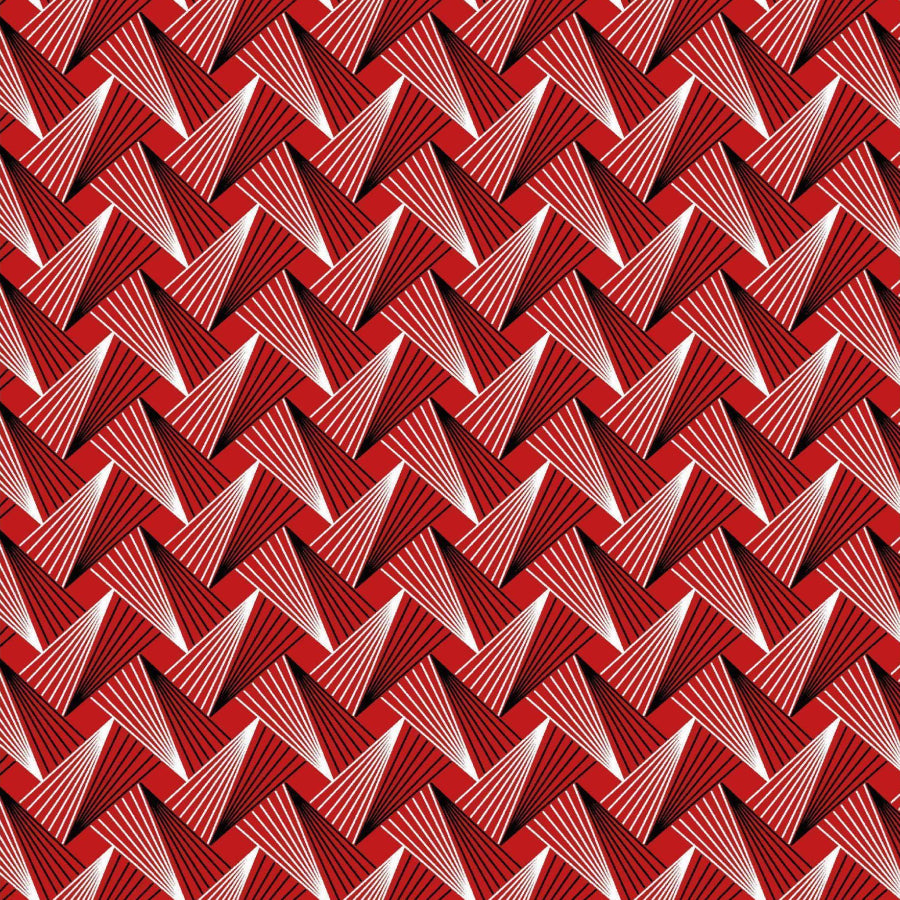 Original 3 Cats Fabric C/W03 Red 90cm