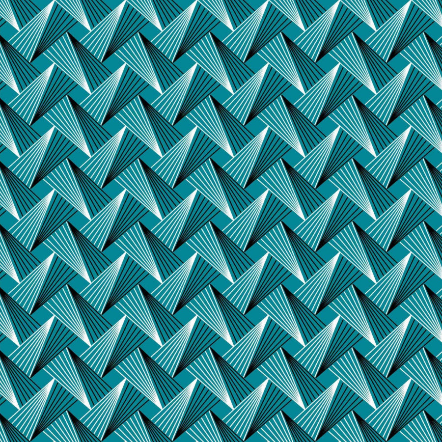 Original 3 Cats Fabric C/W25 Turquoise Blue 90cm