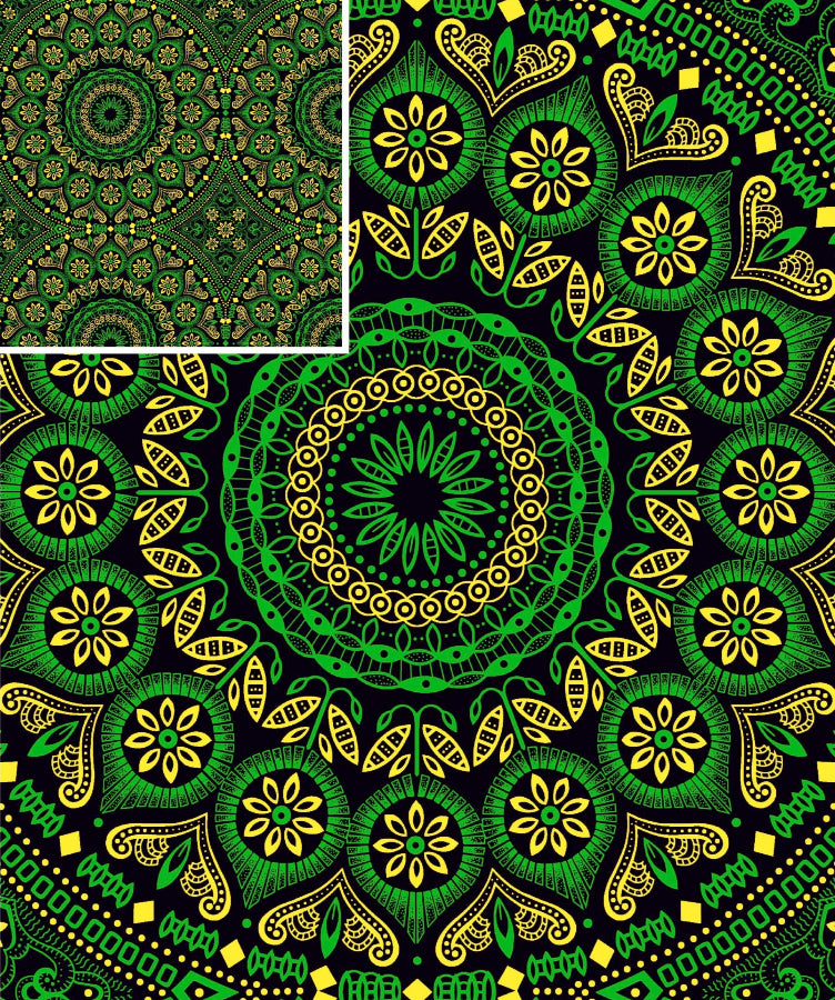 Original 3 Cats Fabric C/W19 Bottle Green 90cm