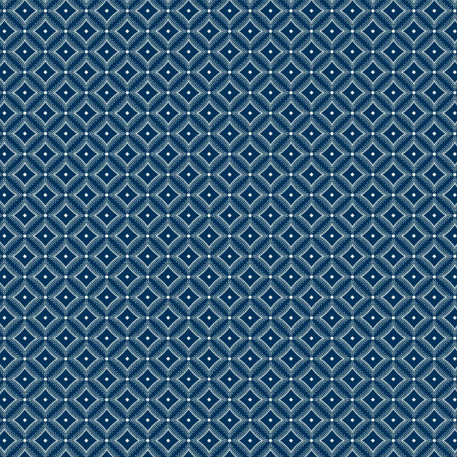 Original 3 Cats Fabric C/W04 Navy Blue 90cm