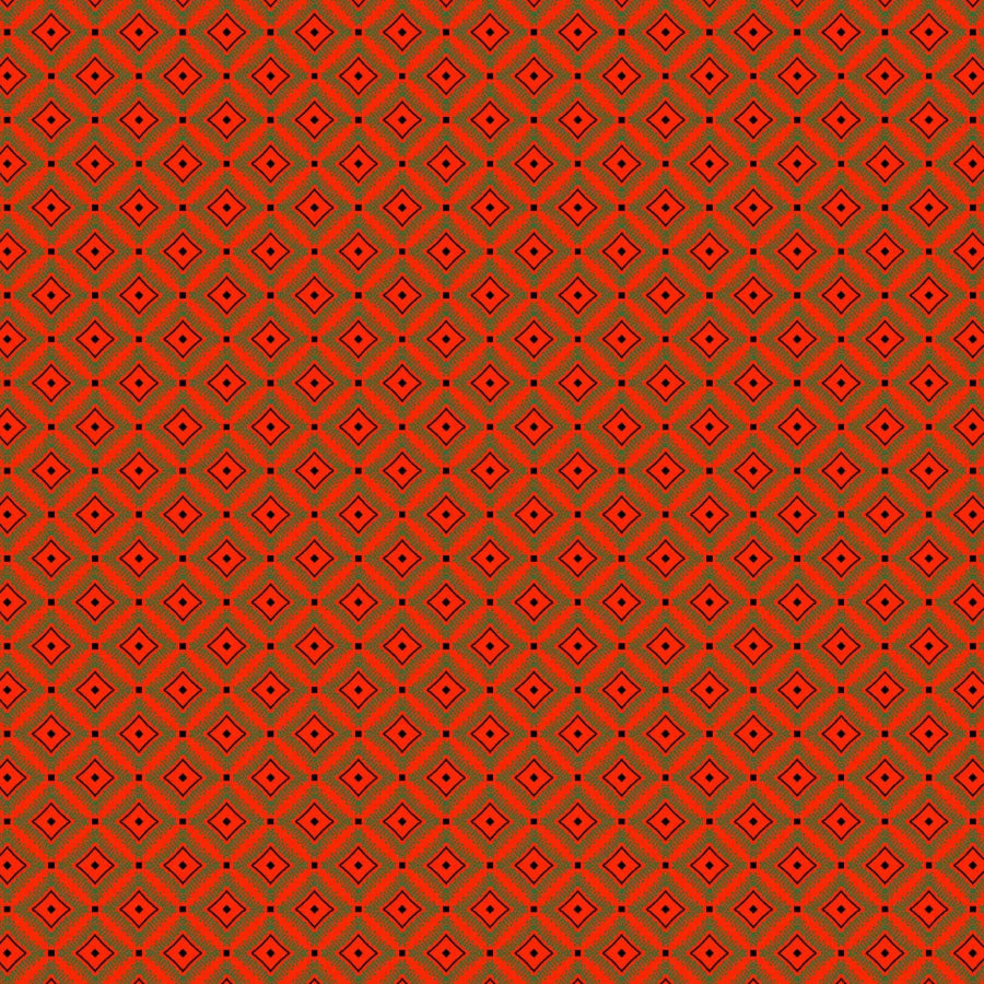 Original 3 Cat Fabric C/W16 DK Orange 90cm