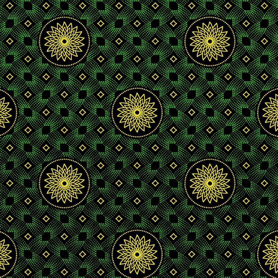 Original 3 Cats Fabric C/W19 Bottle Green 90cm