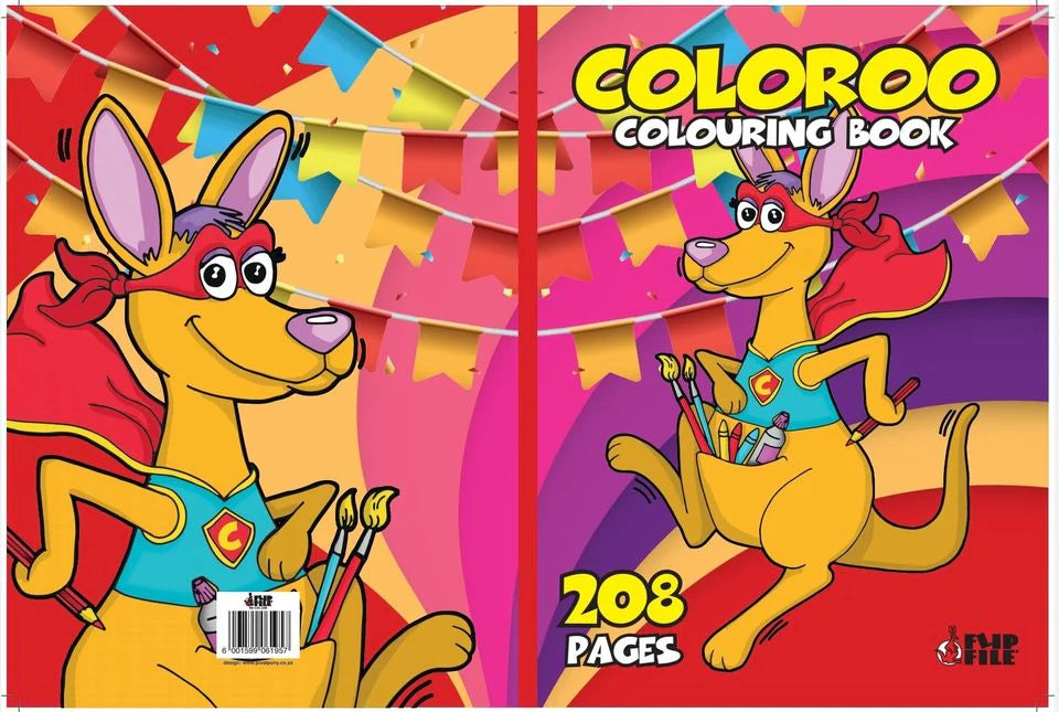 Flip File Coloroo Colouring Book 304 Pages
