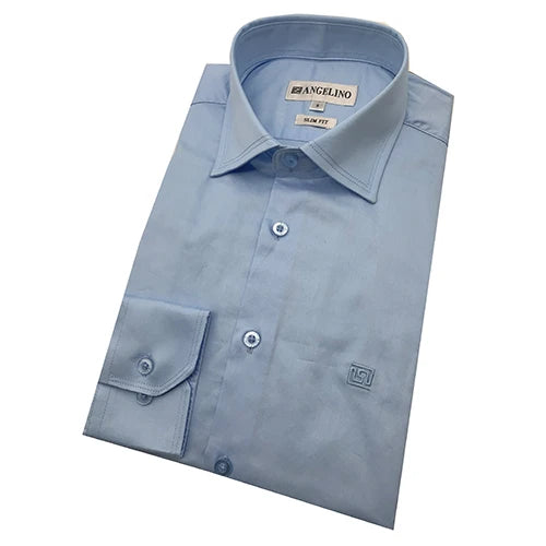 Angelino Classic Shirt-Sky ART14 1-96