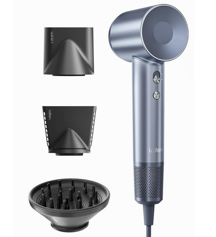Laifen Swift Special High Speed Hairdryer Silver Blue 1HD50-G-EU-SI-004.