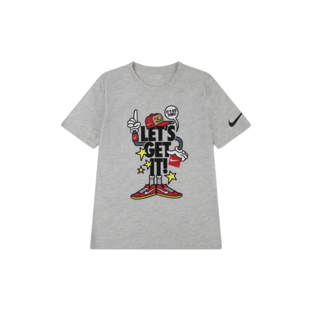 Nike RWB Let's Get It Capmando Tee-Grey Heather 0074939