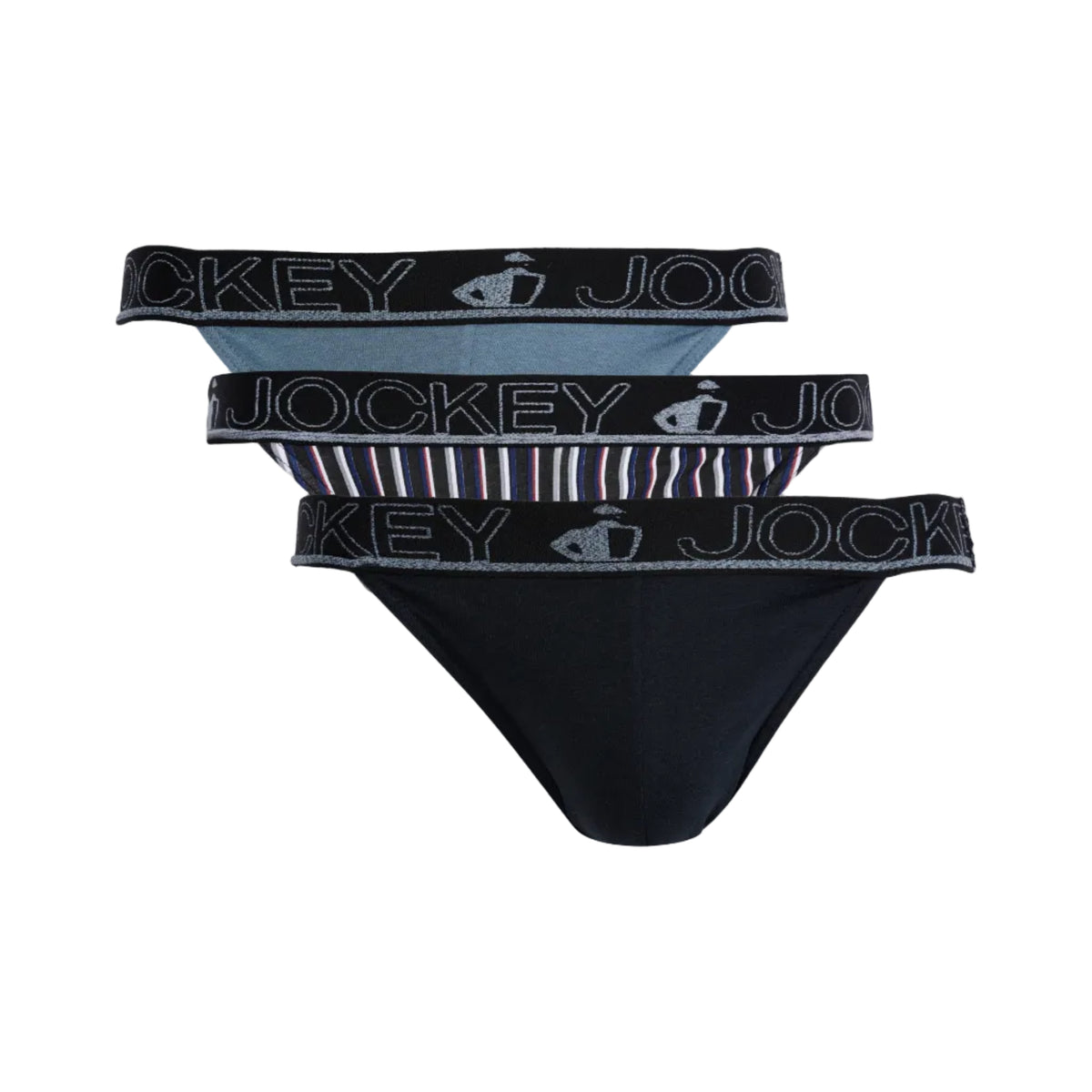 Jockey 3 Pack Stripe Tanga MTA700203