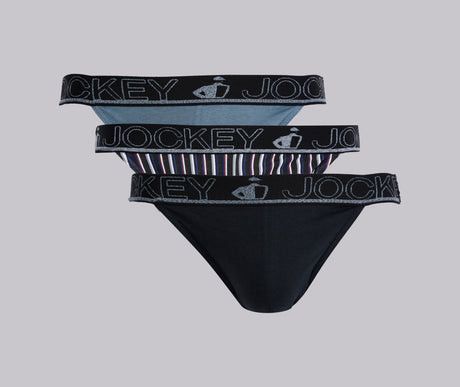 Jockey 3 Pack Stripe Tanga MTA700203.