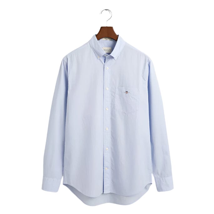 Gant Shirts S Gant Regular Fit Classic Poplin Shirt Light Blue