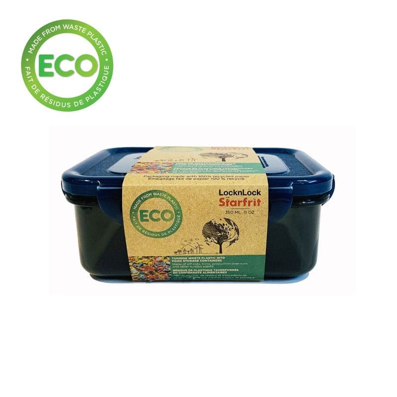 Lock & Lock Container Lock & Lock Eco Food Storage Container Square 1.2 litre (7073660403801)