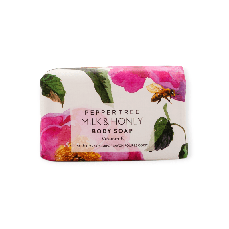 Pepper Tree SOAP DISH Pepper Tree Body Essentials Milk & Honey Body Soap 180g (7474151325785)