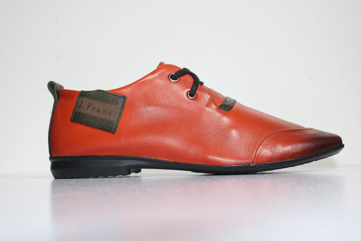 James Franco Casual Shoes James Franco Casual Leather Shoe Light Brown (7493291737177)